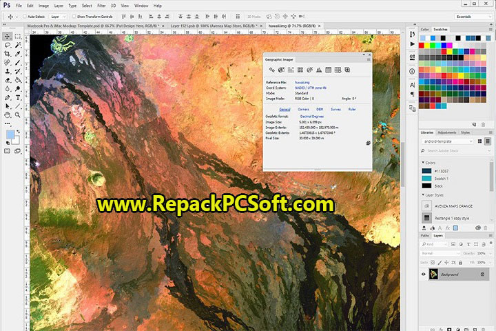 Avenza Geographic Imager for Adobe Photoshop 6.6 Free Download With Patch