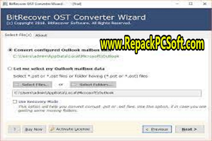 BitRecover OST Converter Wizard 13.0 Free Download