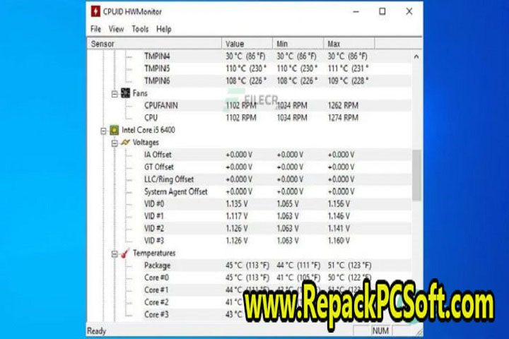 CPUID HW Monitor Free v1.47 Free Download