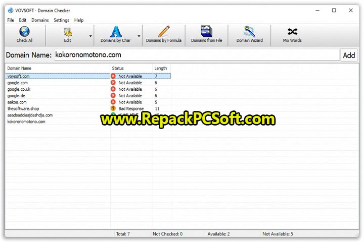 Domain Checker 7.0 Free Download With Crack