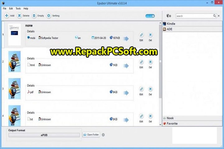 Epubor Ultimate eBook Converter 3.0.14.402 Free Download With key