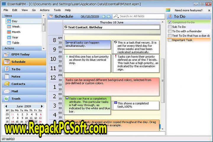 EssentialPIM Pro Business 10.1.1 Free Download With patch