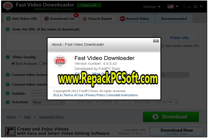 Fast Video Downloader v4.0.0.37 Free Download