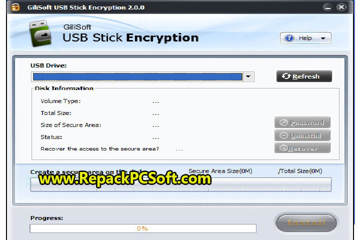 GiliSoft USB Stick Encryption 12.1 Free Download With Key