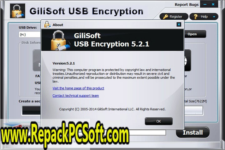 GiliSoft USB Stick Encryption v12.1 Free Download
