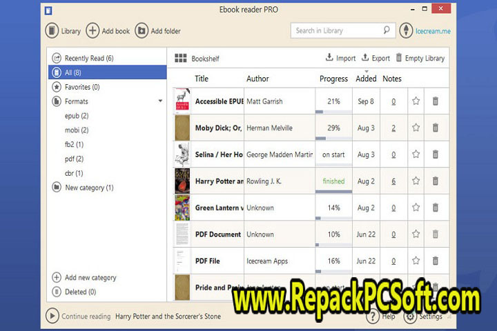 Icecream Ebook Reader Pro v6.21 Free Download