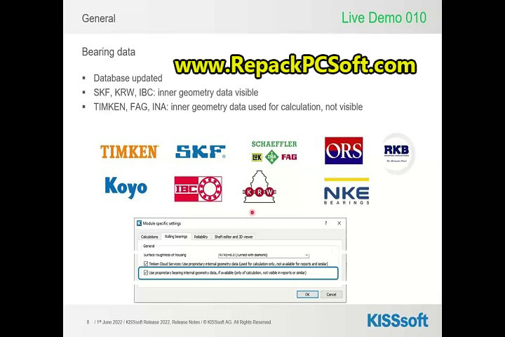 KISSsoft 2022 SP3x64 Multilingual Free Download with Key