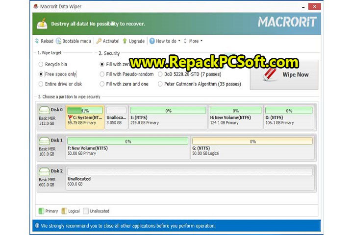 Macrorit Data Wiper 4.8.1 Free Download With Key