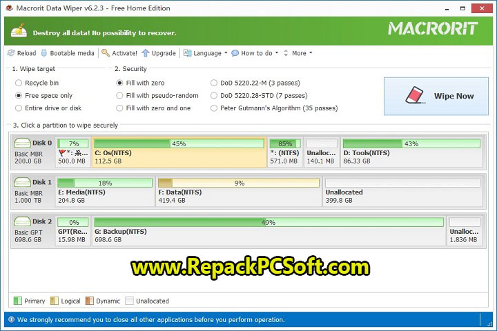 Macrorit Data Wiper 4.8.1 Free Download With Patch