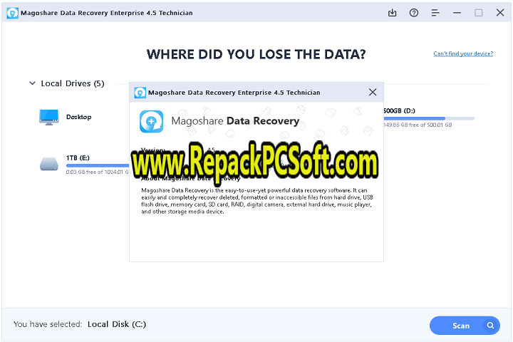 Magoshare Data Recovery Enterprise v4.5 Free Download