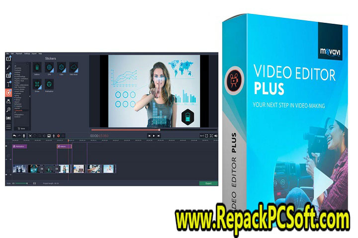 Movavi Video Editor Plus v22.3 Free Download