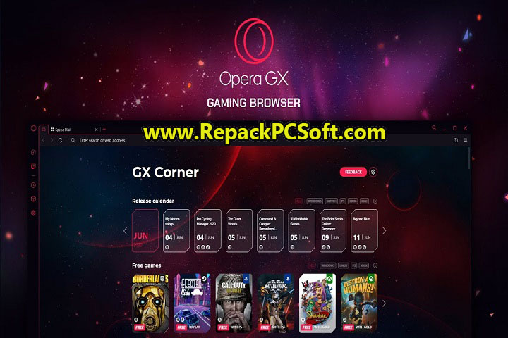 Opera GX 94.0.4606.69 (64-bit) Free Download With Patch