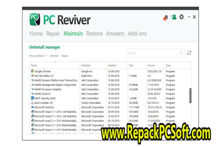 PC Reviver v3.16.0.54 Free Download