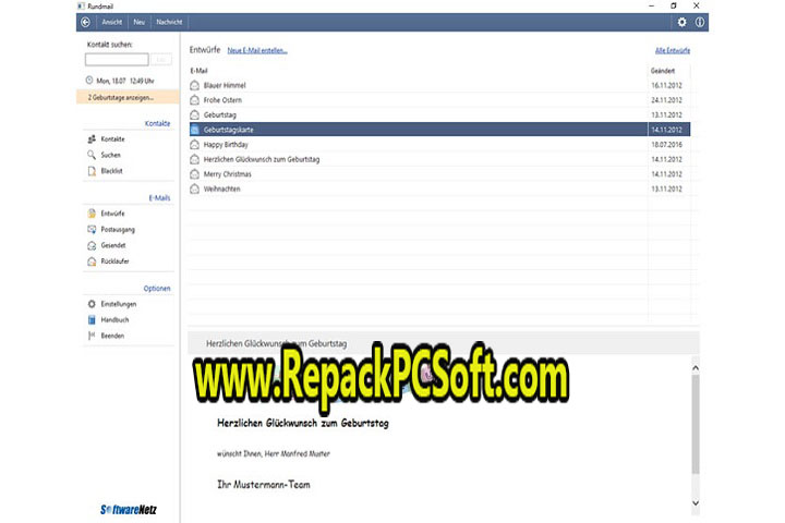 Software Netz Mailing v1.58 Free Download