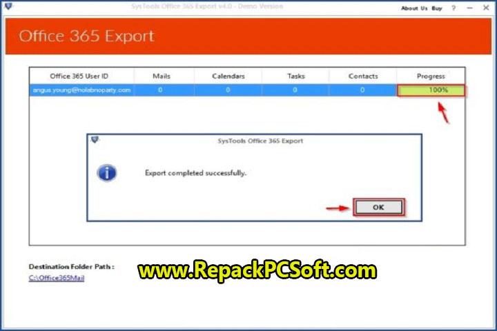 SysTools Office 365 Export 4.0 Free Download with Crack