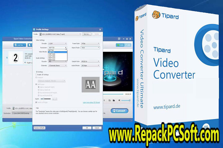 Tipard Video Converter Ultimate 10.3.20 Free Download