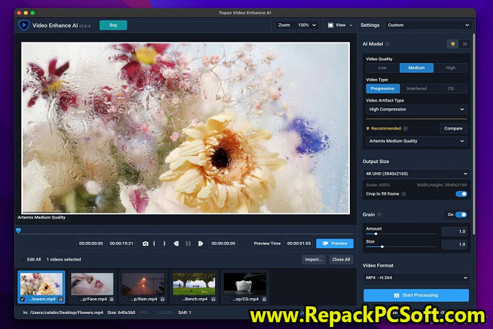 Topaz Video Enhance AI 2.6.0 Free Download