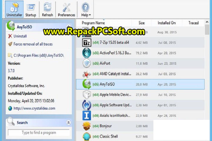 Uninstall Tool 3.7.1.5699 Free Download With crack