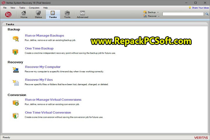 Veritas System Recovery 21.0.3.62137 Free Download With crack