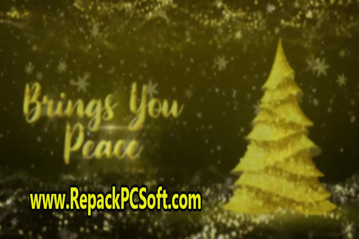VideoHive Golden Christmas Tree Wishes 35111606 Free Download