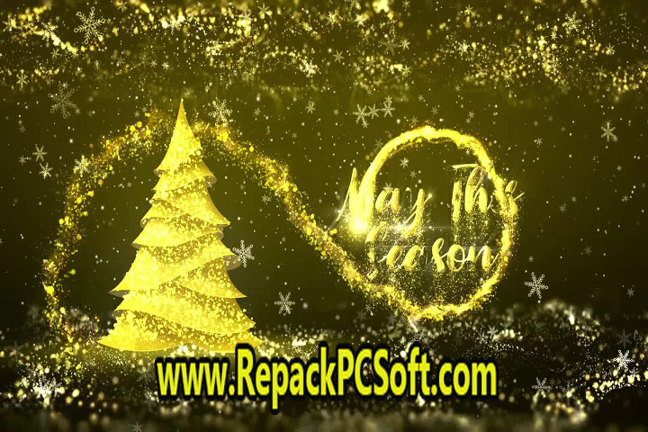 VideoHive Golden Christmas Tree Wishes 35111606 Free Download