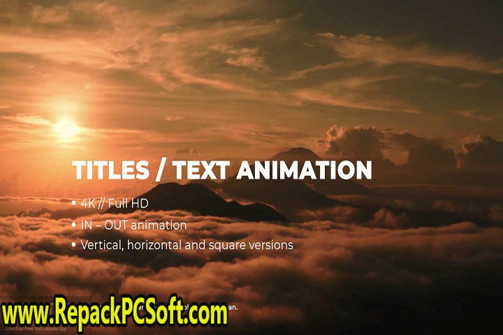 VideoHive Titles Text Animation 41861162 Free Download
