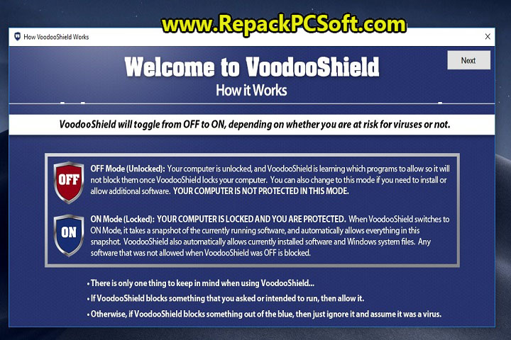 Voodooshield 7.01  Free Download With Key