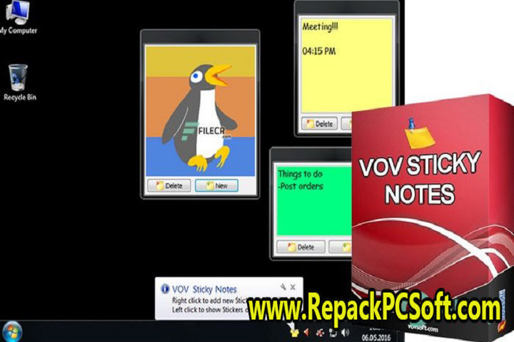 VovSoft Vov Sticky Notes v7.8.0.0 Free Download