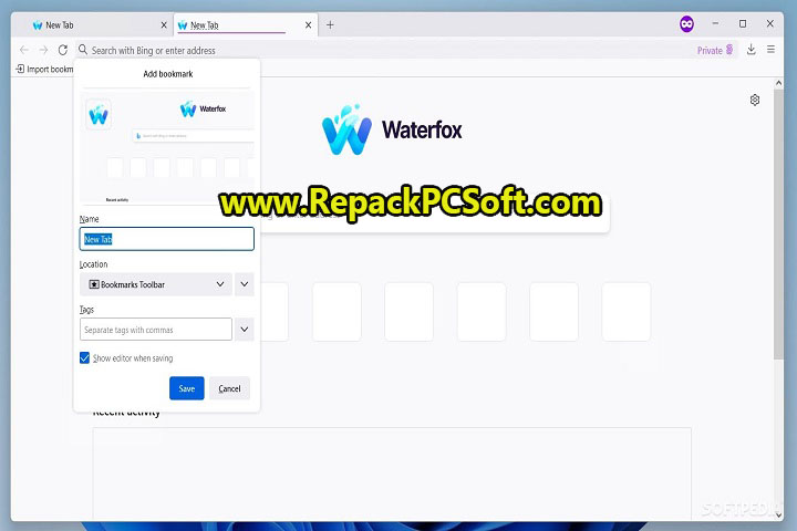 Waterfox G5.1.1 Free Download With Crack