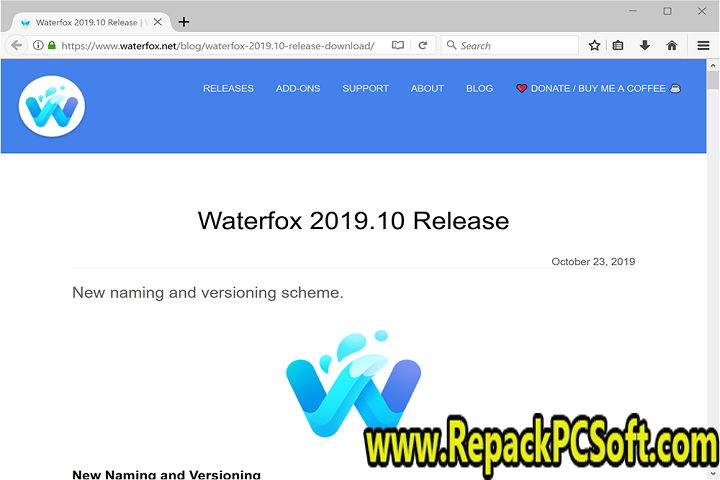 Waterfox v5.1.1 Free Download