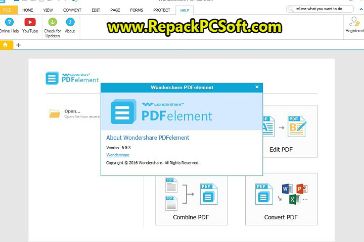 Wondershare PDFelement 9.3.0.1 Free Download With Crack