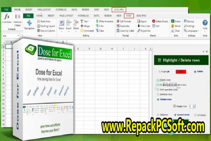 Zbrainsoft Dose for Excel v3.5.7 Free Download