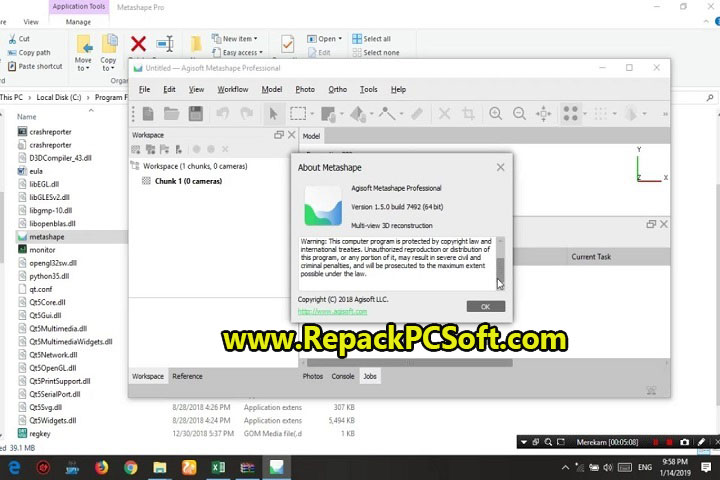 Agisoft Metashape Professional 1.8.5 Build 15709 Free Download With Patch