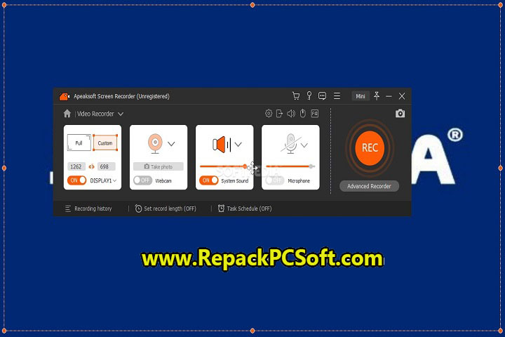 Apeaksoft Screen Recorder 2.2.20 Free Download With Crack
