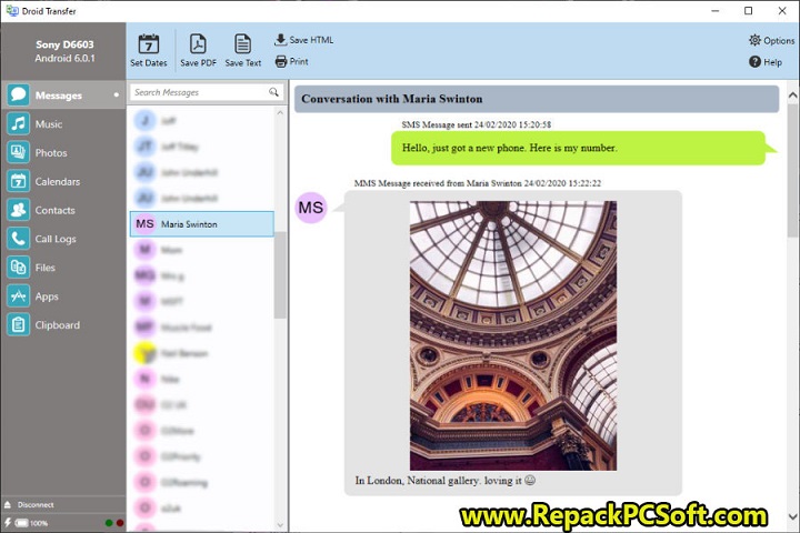 Droid Transfer 1.56 Free Download