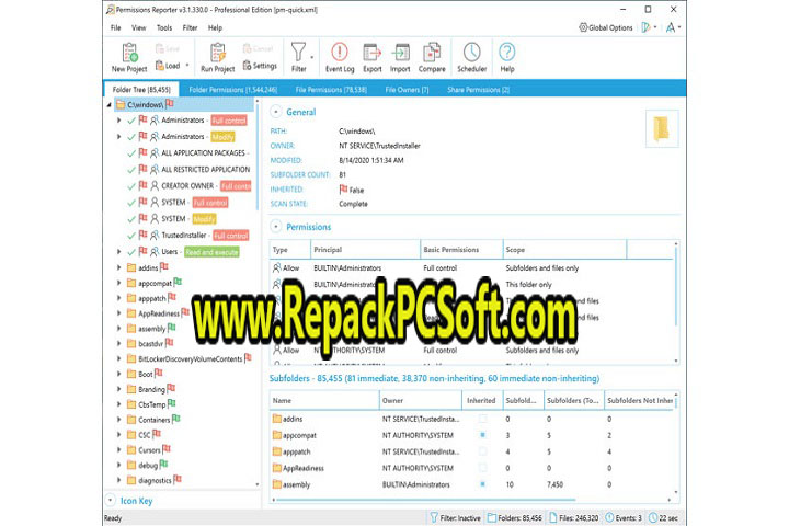 NTFS Permissions Reporter v3.8.437.0 Free Download