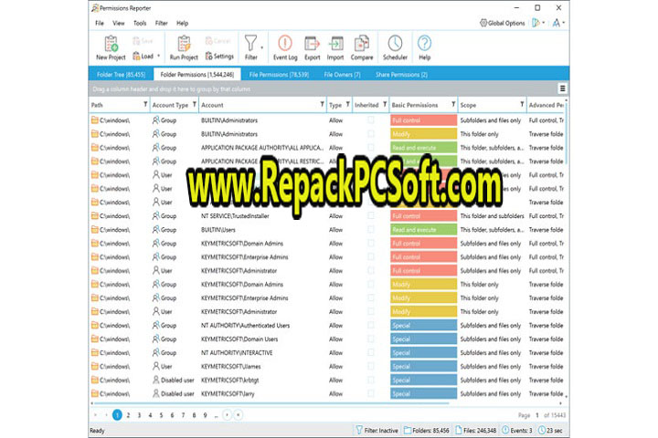 NTFS Permissions Reporter v3.8.437.0 Free Download