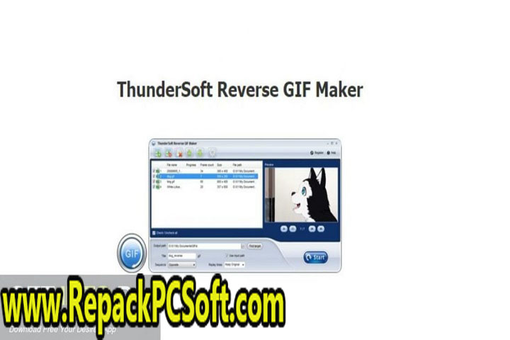 ThunderSoft Reverse GIF Maker 4.3.0 Free Download