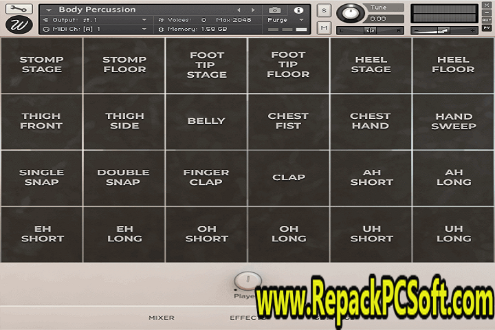 Waves factory Body Percussion v1.0 Free Download