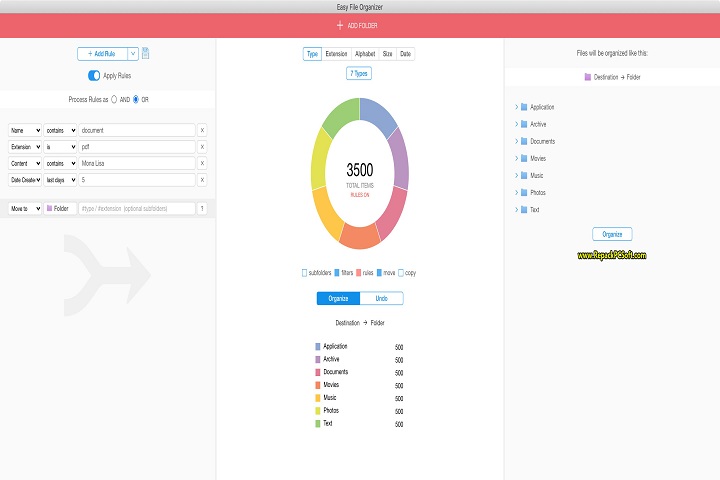 Easy File Organizer v1.33 Free Download