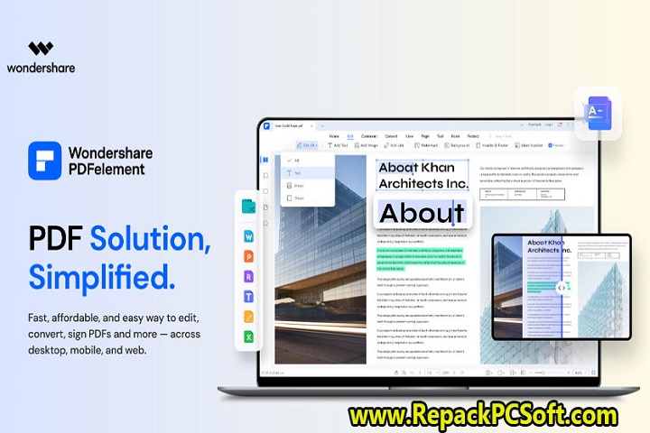 Wondershare PDFelement Pro 9.3.5 PC Software With Keygen